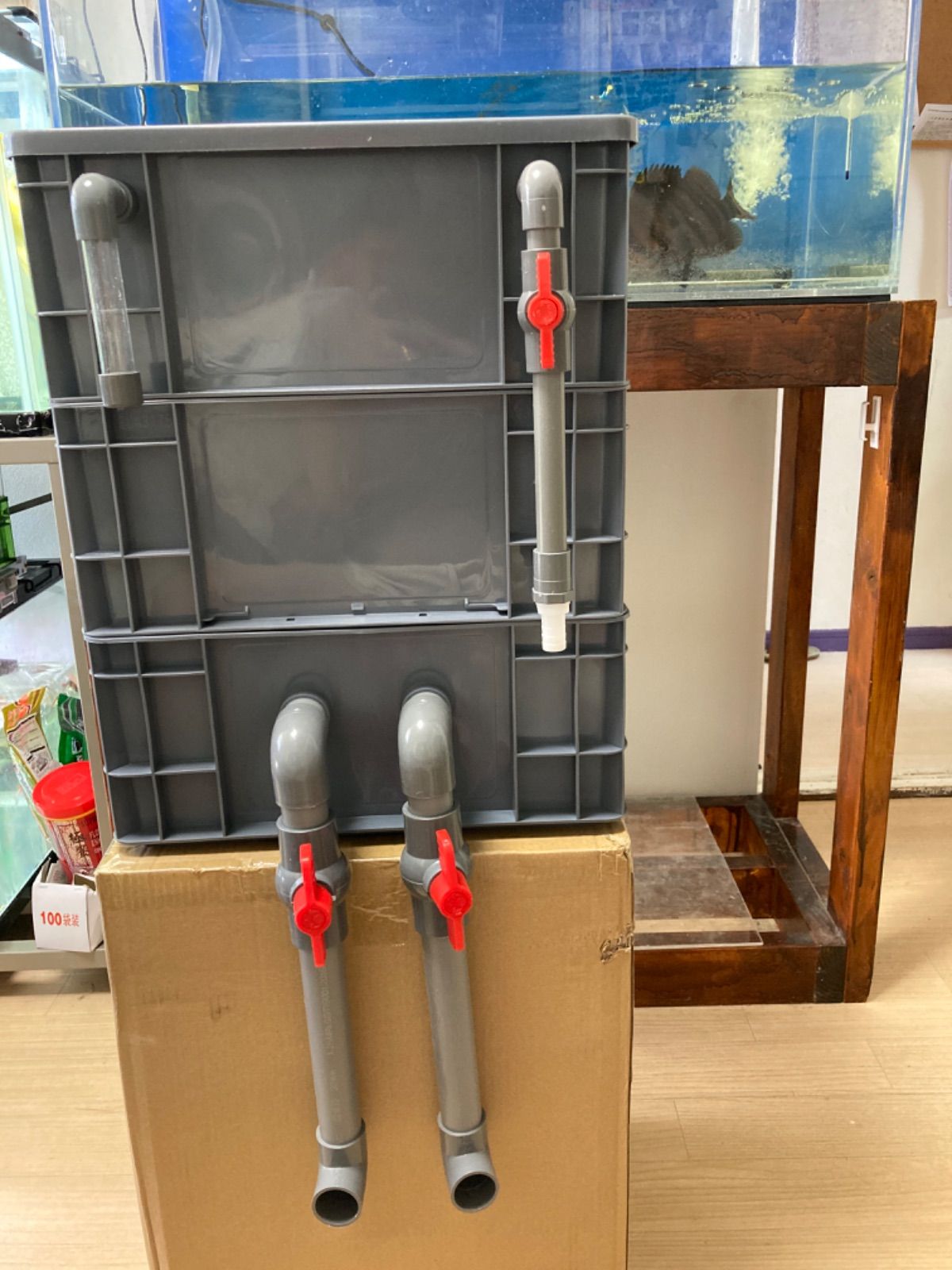 池フィルター40x30x51cm装置アオコ対策 送料込み