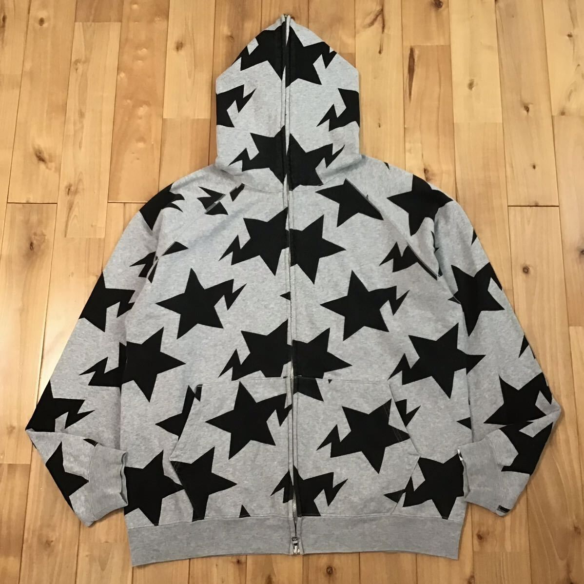 BAPE スター パーカー サイズM BAPE パーカー スター multi ( ☆大阪限定☆
