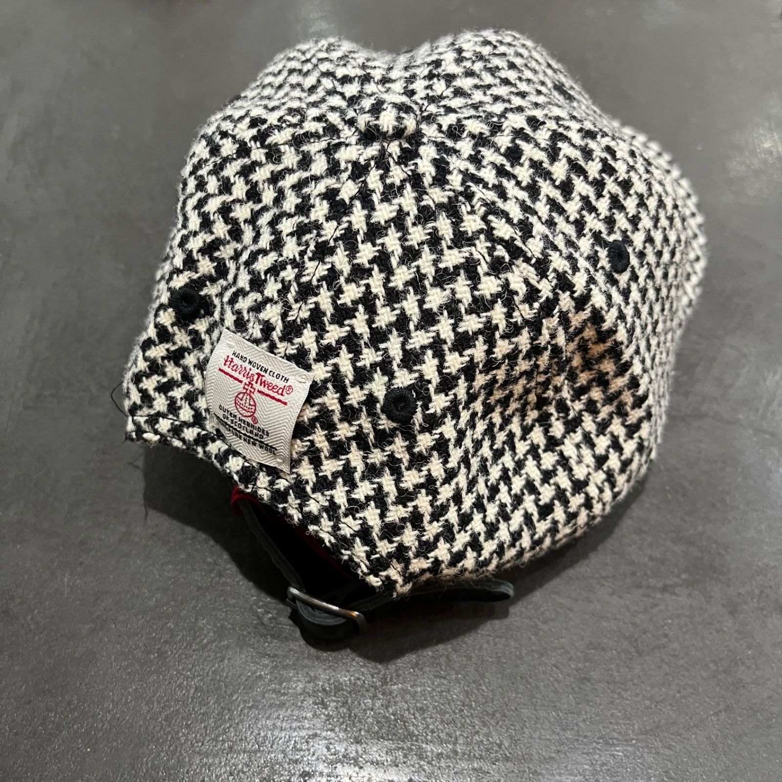 24AW 新品 シュプリーム × ハリス ツイード 6パネル \"ブラック マルチ Supreme シュプリーム 2024AW Harris Tweed 6Panel Cap ハリス
