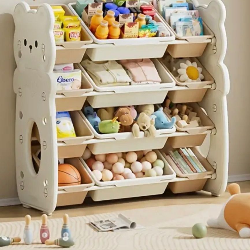 おもちゃ収納ラック 本収納キャビネット