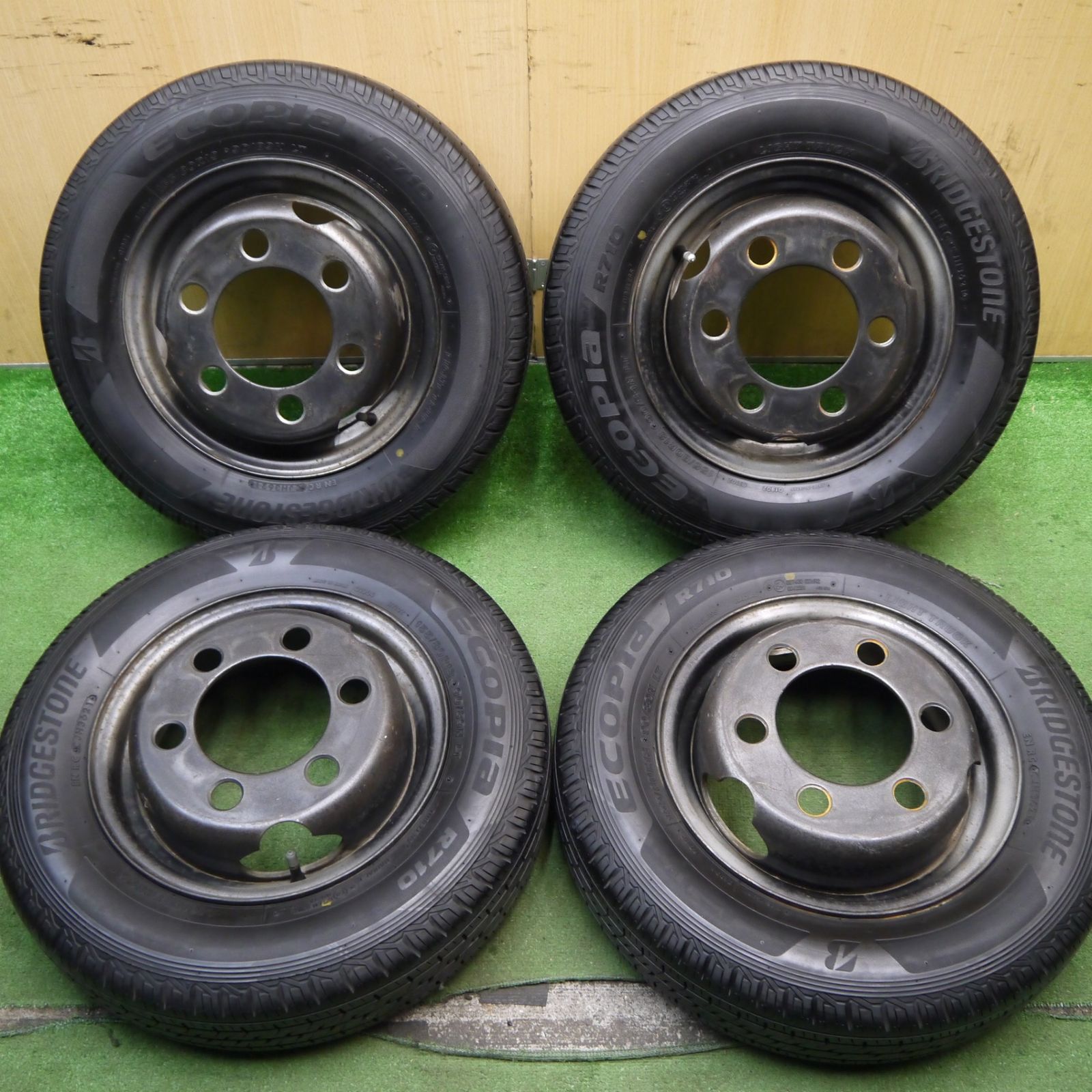 バリ溝！21年！9.5分以上☆トラック 155/80R13 90/89N