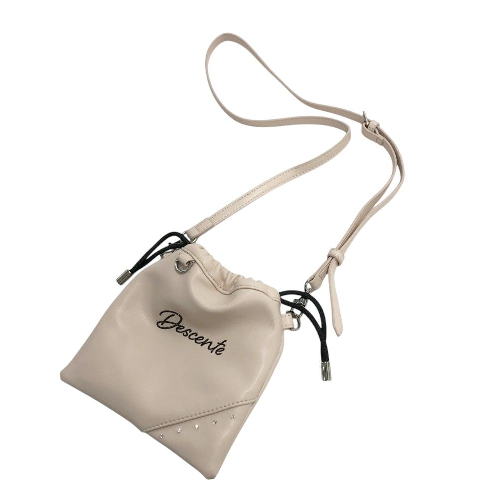 DESCENTE GOLF デサントゴルフ  ショルダーバッグ アクセサリーホルダー  ベージュ系  [240101317423] ゴルフウェア ストスト