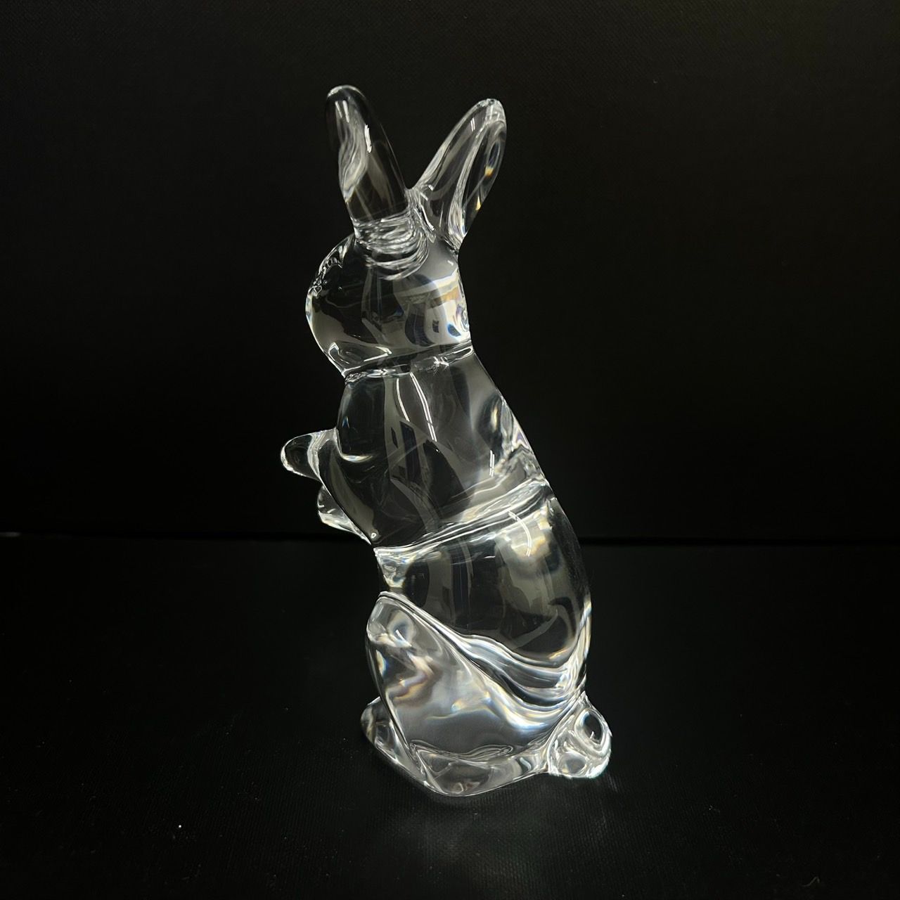 美品】 Baccarat バカラ 干支 干支シリーズ うさぎ 兎 卯 置物 ガラス
