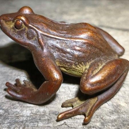 銅 細工 茶道具 香道具 蓋置 置物 カエル香挿し 銅製 - メルカリ