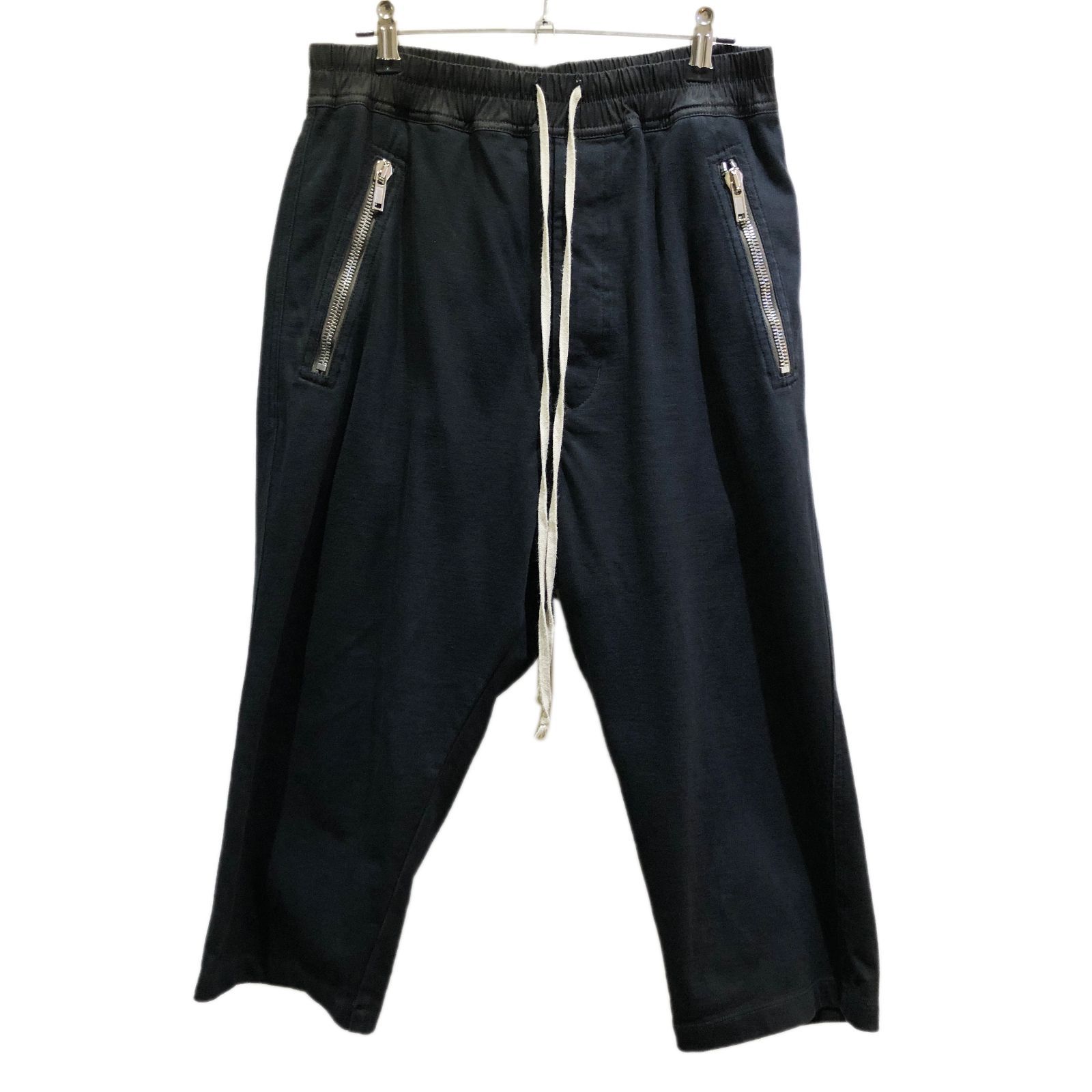 Rick Owens リックオウエンス 22SS ドローストリング クロップド サルエルパンツ ブラック RU01B1376-BA