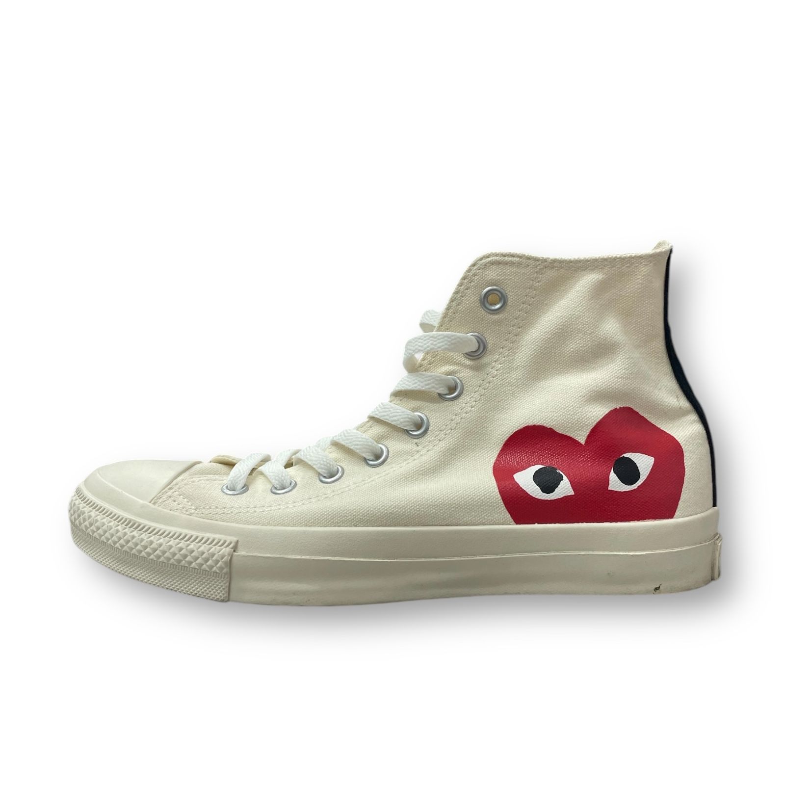 PLAY COMME des GARCONS Converse All Star Hi 1CK709 ハートプリント ハイカット スニーカー  プレイコムデギャルソン コンバース 27cm 77853A1 - メルカリ