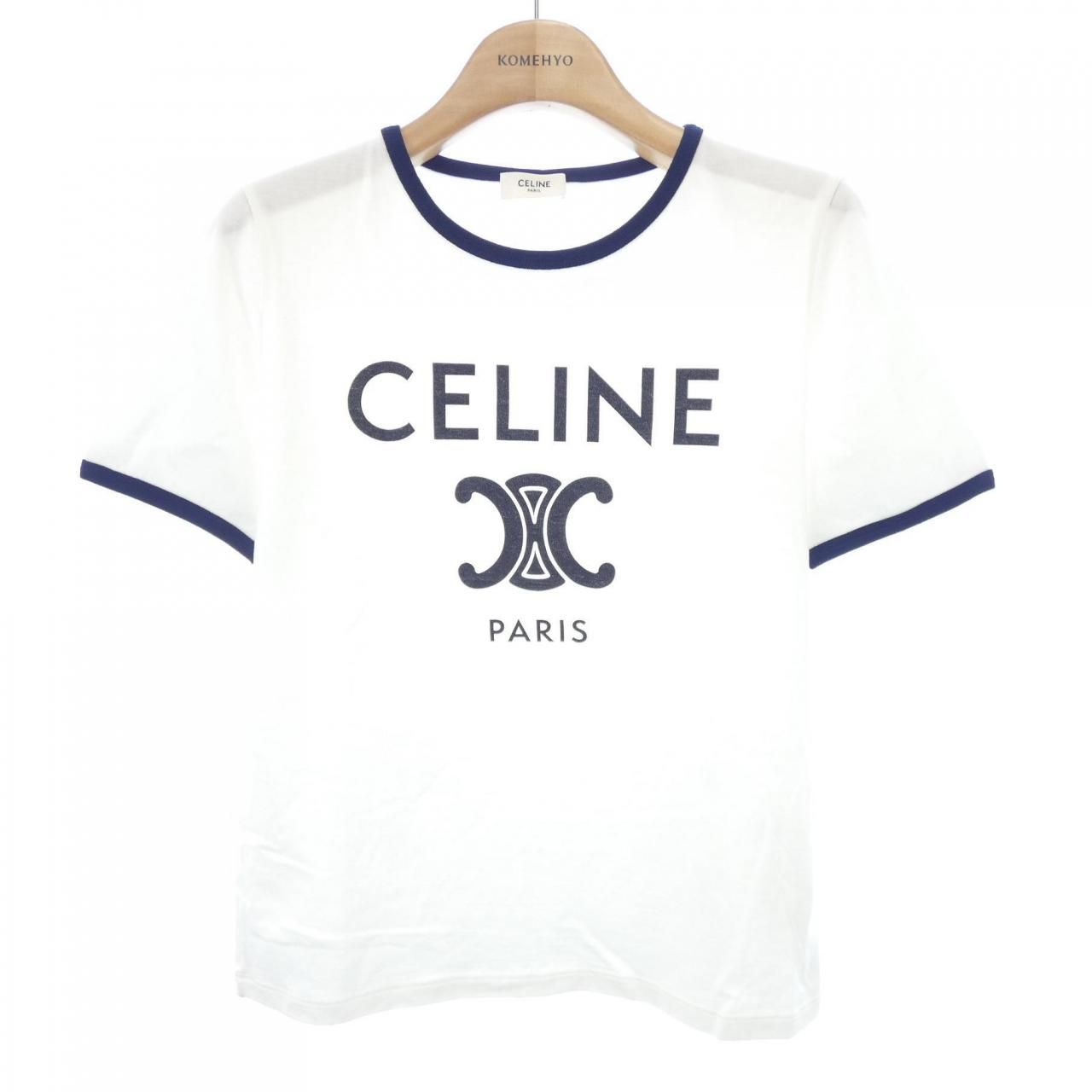 セリーヌ CELINE CELINE PARIS Tシャツ トリオンフ TRIOMPHE 2X872671Q Tシャツ