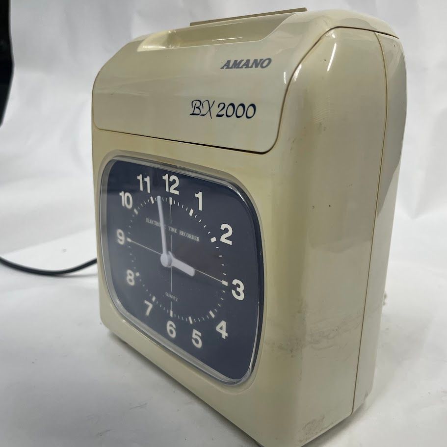 タイムレコーダー AMANO BX2000 ②日焼け中程度 タイム
