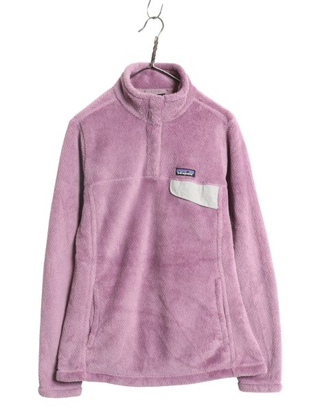 なクーポン配布中! パタゴニア リツール スナップT プルオーバー ジャケット レディース L | 古着 19年製 フリース アウトドア ブルゾン ハイネック シンプル