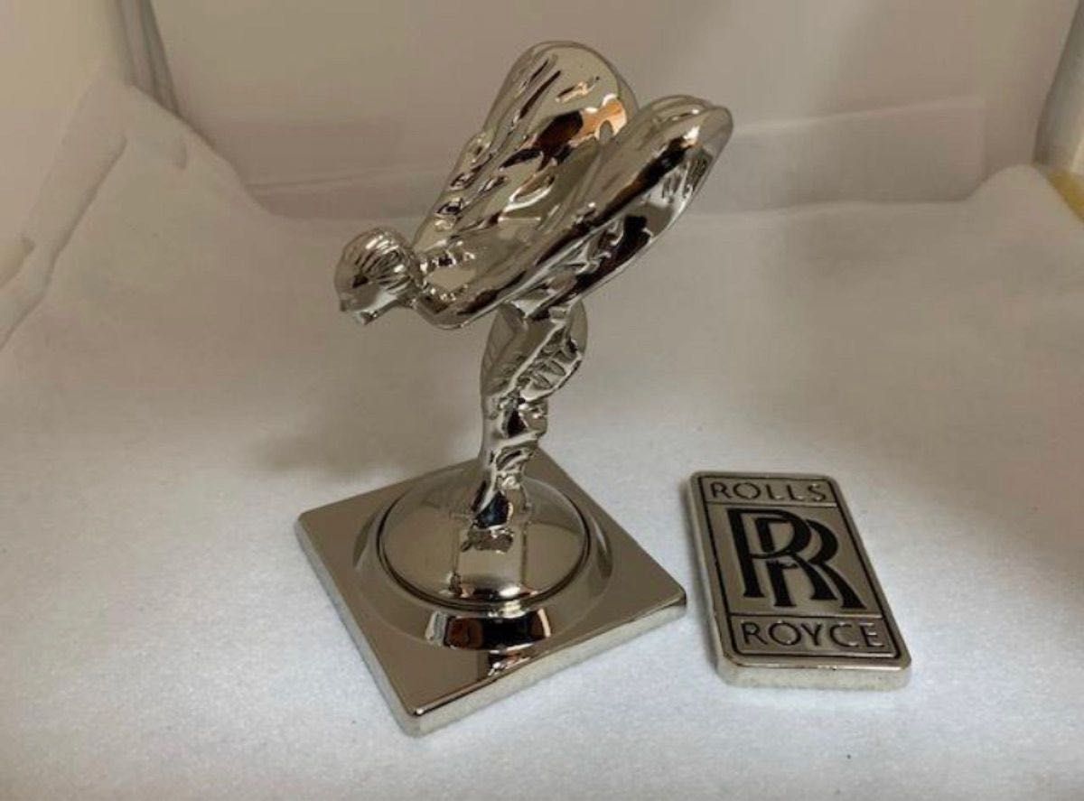 ロールスロイス カー マスコット フライングレディ プレート セット