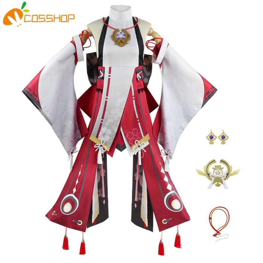 原神 げんしん Genshin 八重 神子 やえ みこ Miko Yae コスプレ 衣装 演出服 変装 cosplay 仮装 二次会 イベント パーティー