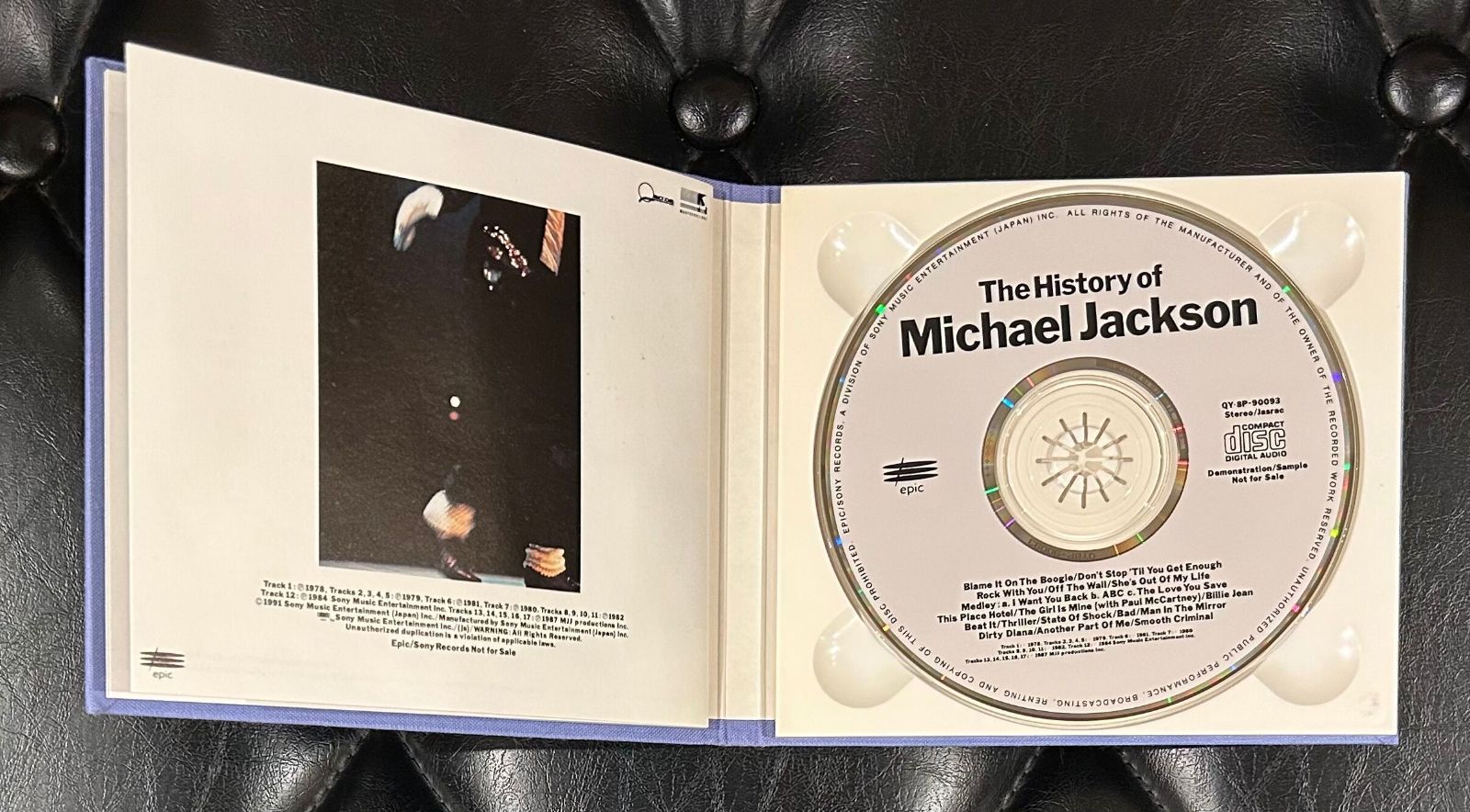 希少！非売品】「The History Of Michael Jackson/ザ・ヒストリー・オブ・マイケル・ジャクソン」Promo  Epic/Sony Sample サンプル 見本盤 - メルカリ