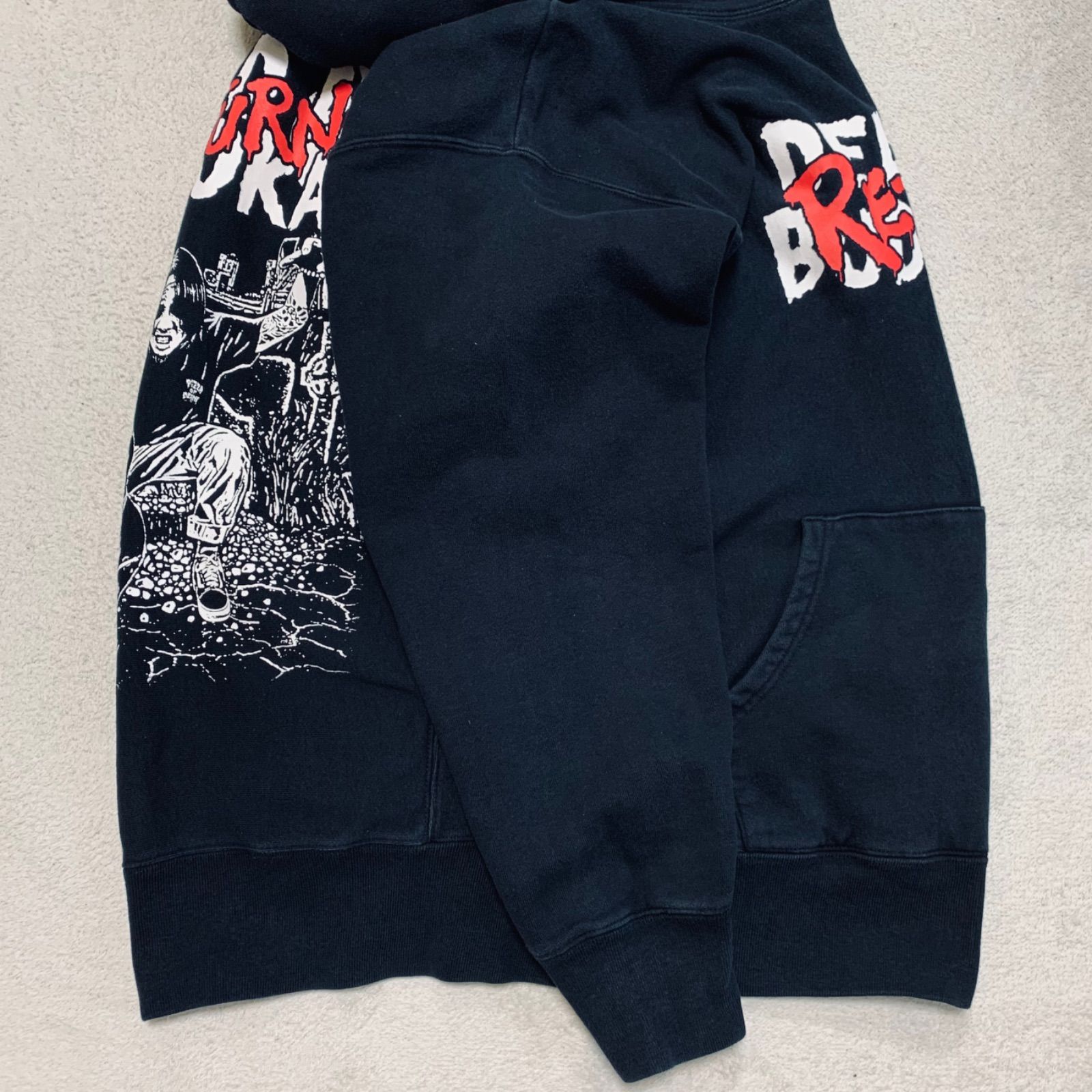 PIZZA OF DEATH スウェットパーカー フーディー 両面プリント Ken