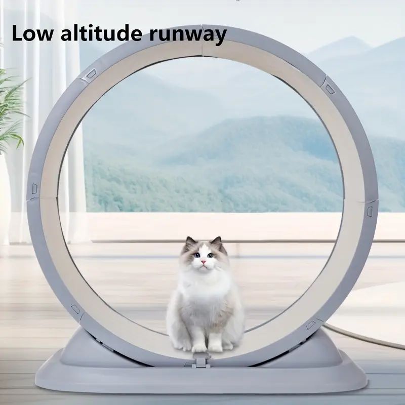 猫用トレッドミル 静音ローラー抗挟み込みペットフィットネススポーツ猫用クライミングフレーム ランニングマシン