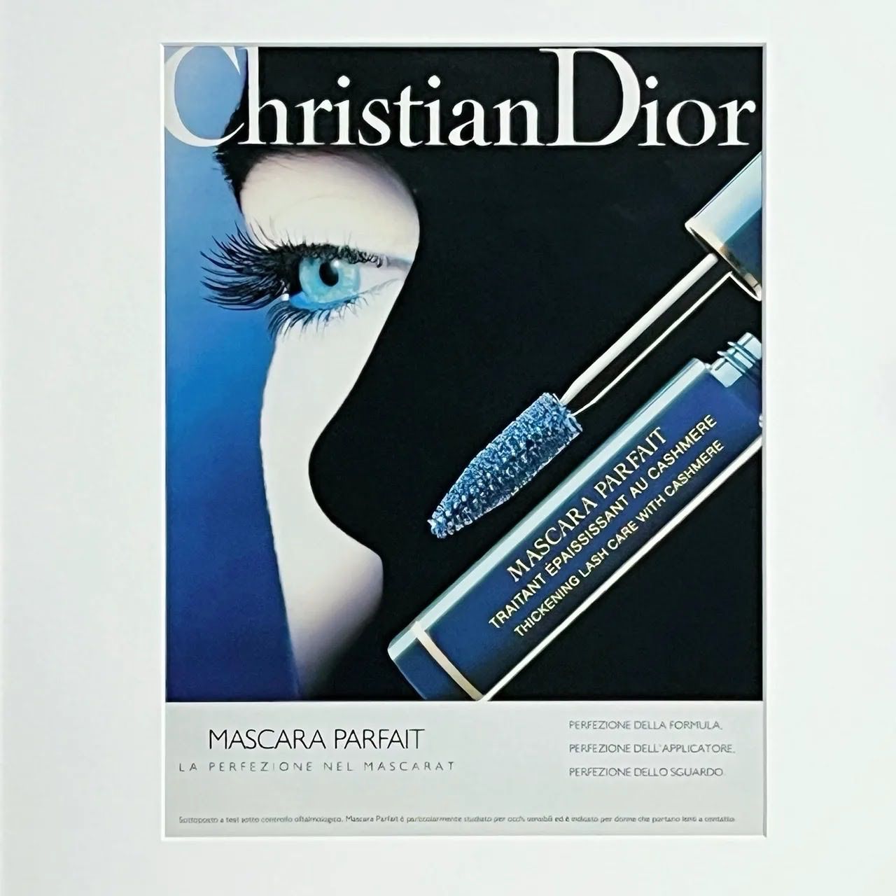 1990 広告＞DIOR ディオール マスカラ アドバタイジング ポスター