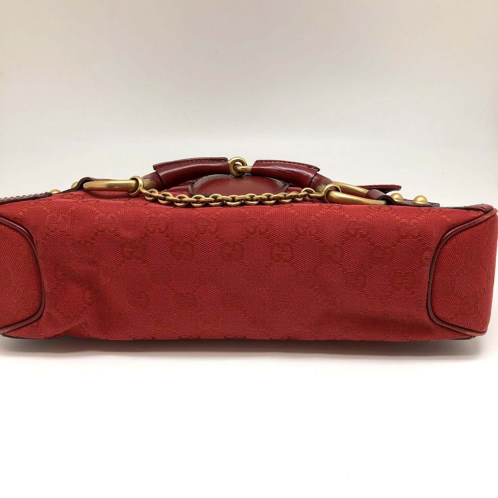 GUCCI ショルダーバッグ 114915 ホースビット GGキャンバス