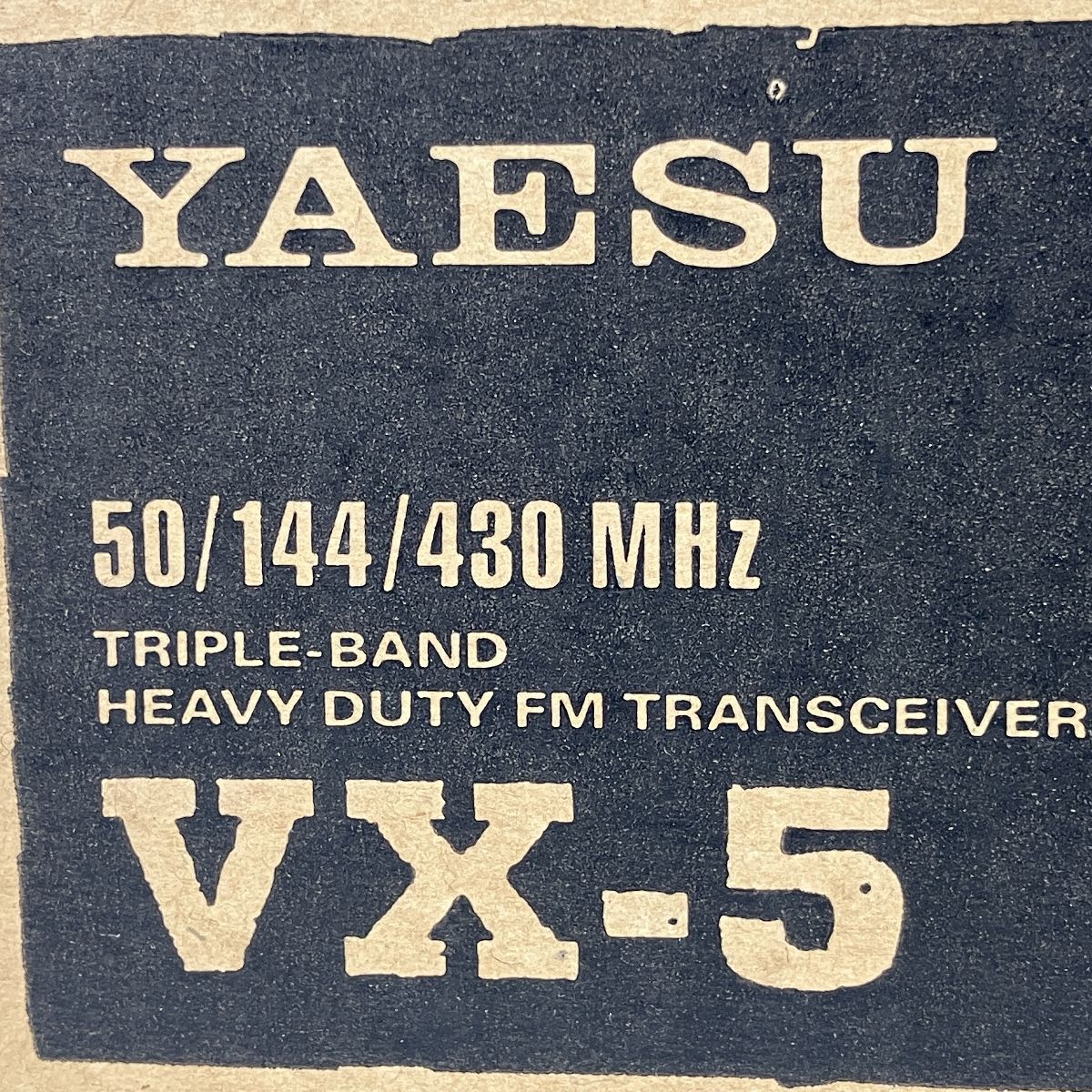 値下げ　ジャンク　YAESU VX-5 トランシーバー 八重洲無線 YAESU VX-5 FMトランシーバー アマチュア無線