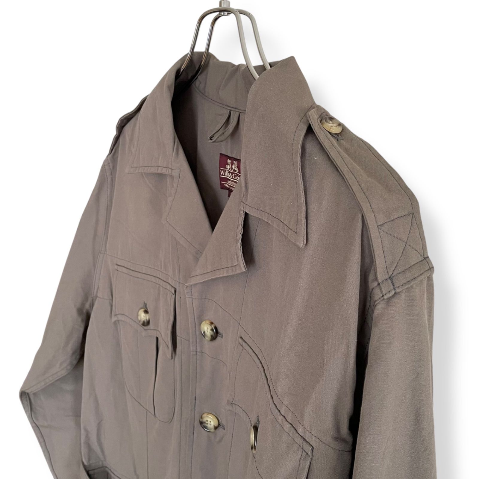 usa製 サイズ40 willis&geiger サファリジャケット 極美品 Willis&Geiger 80s Australian Bush Jacket ブッシュ