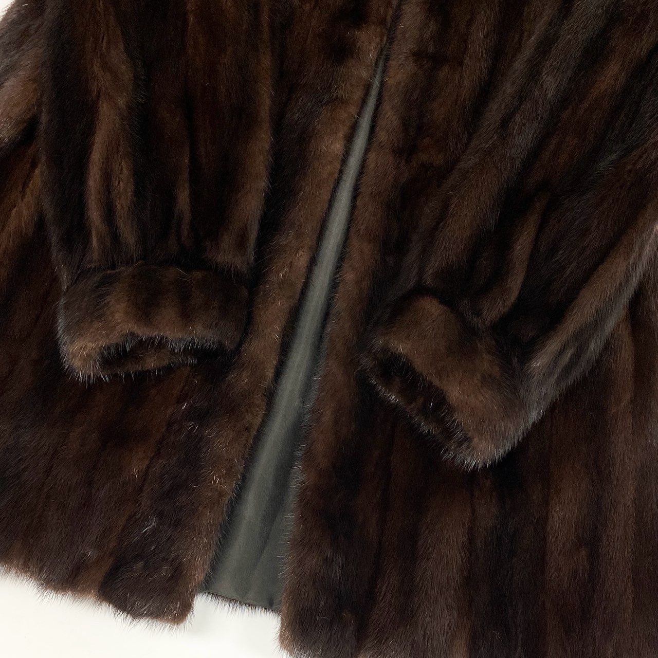 25j24 SAGA MINK サガミンク 銀サガ デミバフミンク ミンクコート 毛皮