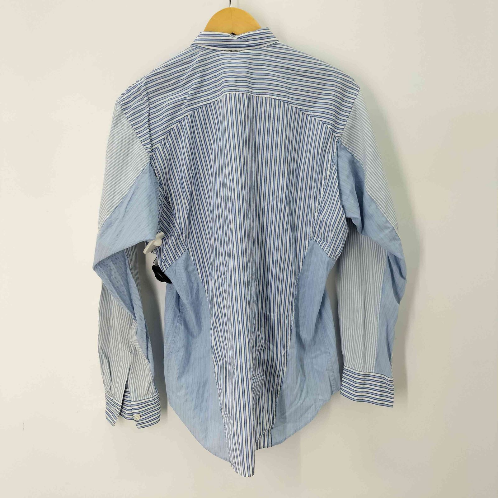 コムデギャルソン COMME des GARCONS 切替 ストライプ シャツ コムデギャルソンシャツCOMME des GARCONS SHIRT 裁ち切り切替