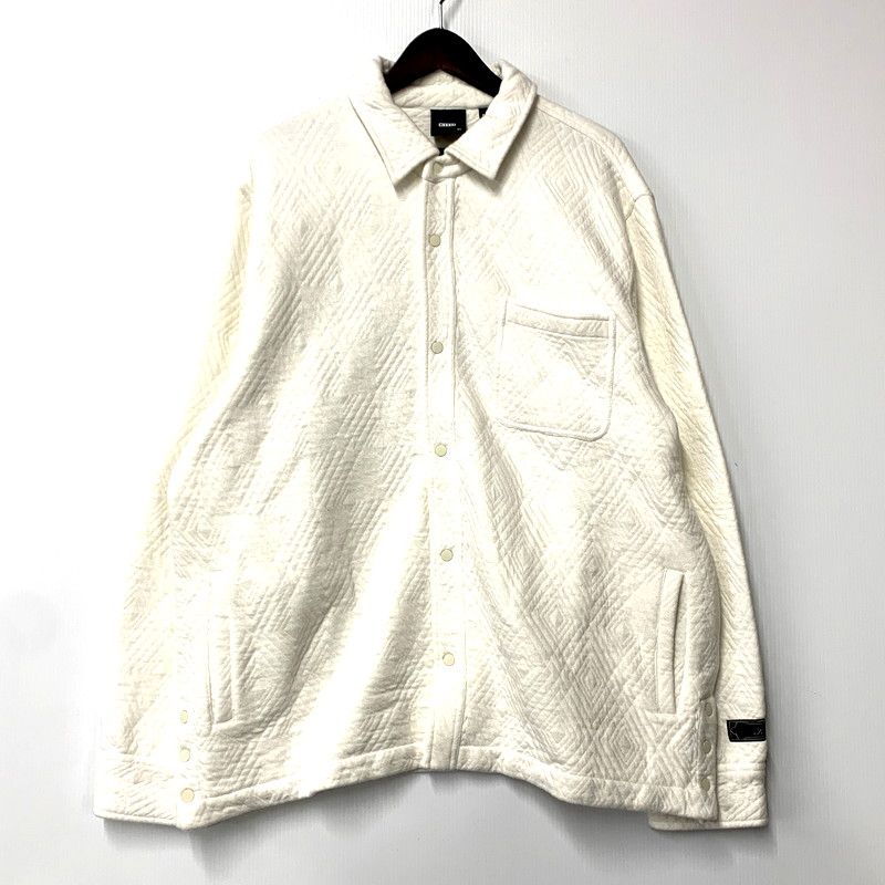 メンズ KITH キス QUILTED INTERLOCK GINZA SHIRT KHM031413 キルテッド インターロック ギンザ シャツ 142-250205-as-11-IZU