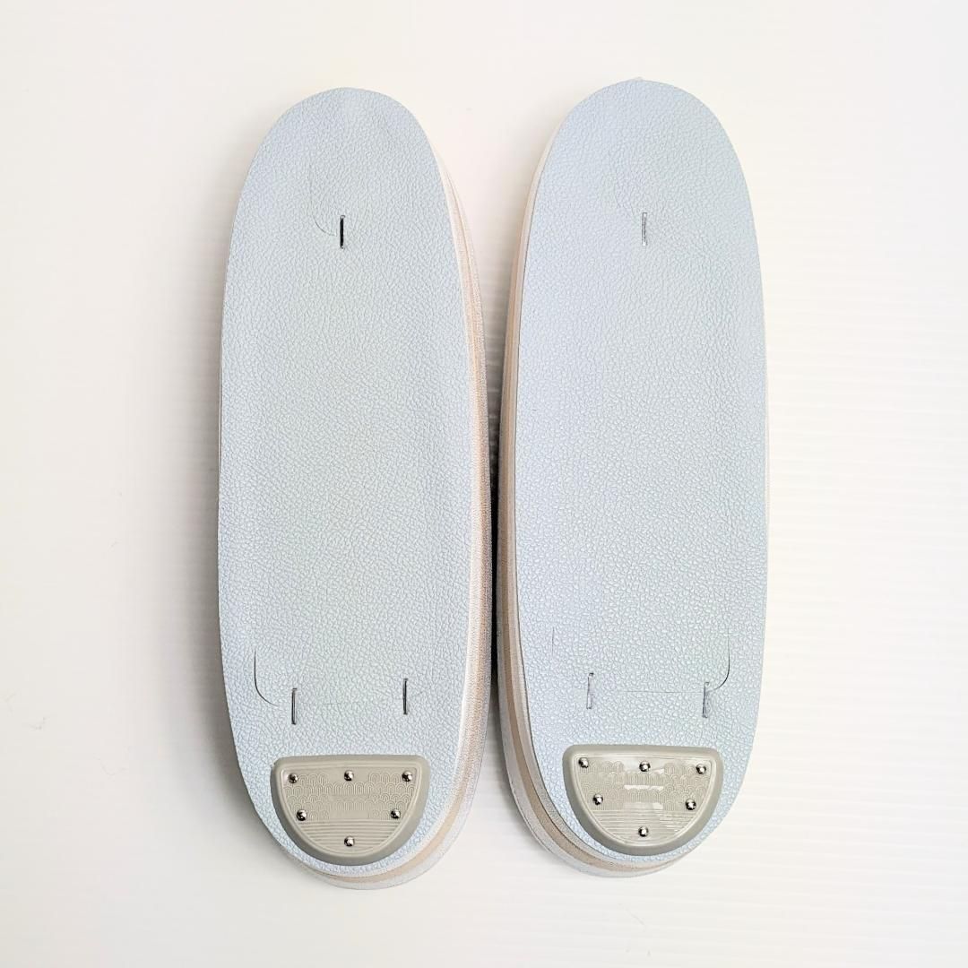 草履バッグセット 振袖 帯地 白 ベージュ フリーサイズ/LLサイズ 三枚