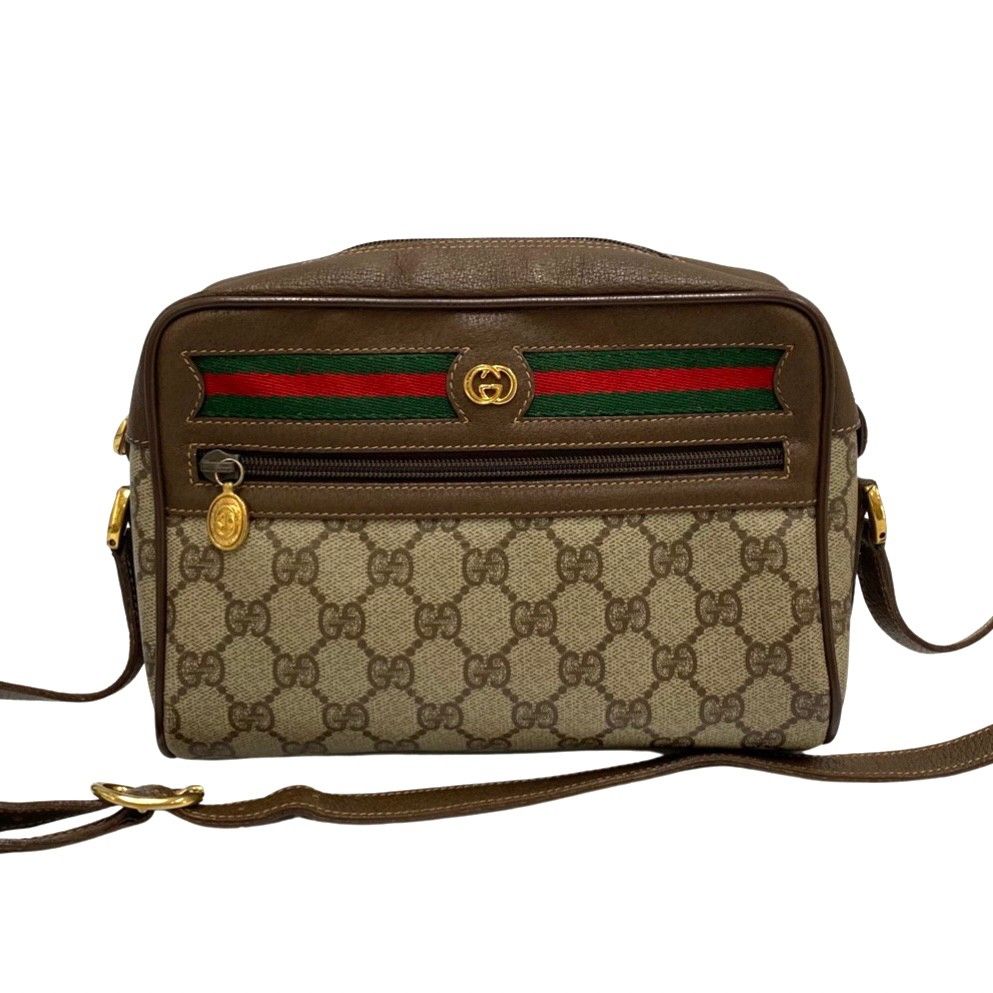 美品 オールド グッチ シェリー ミニ ショルダー GUCCI（グッチ） 【返品OK】美品 オールドグッチ シェリーライン GG柄