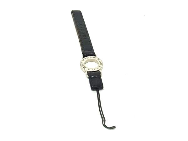 BVLGARI ブルガリブルガリ レザー ストラップ キーホルダー