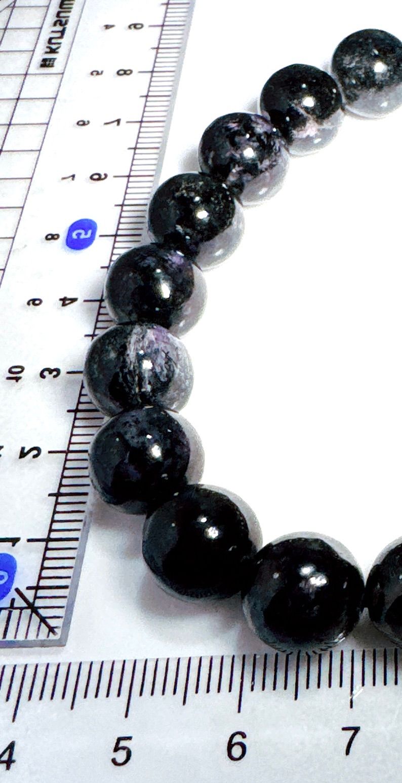 ブラックスギライトブレスレットNO25-2381