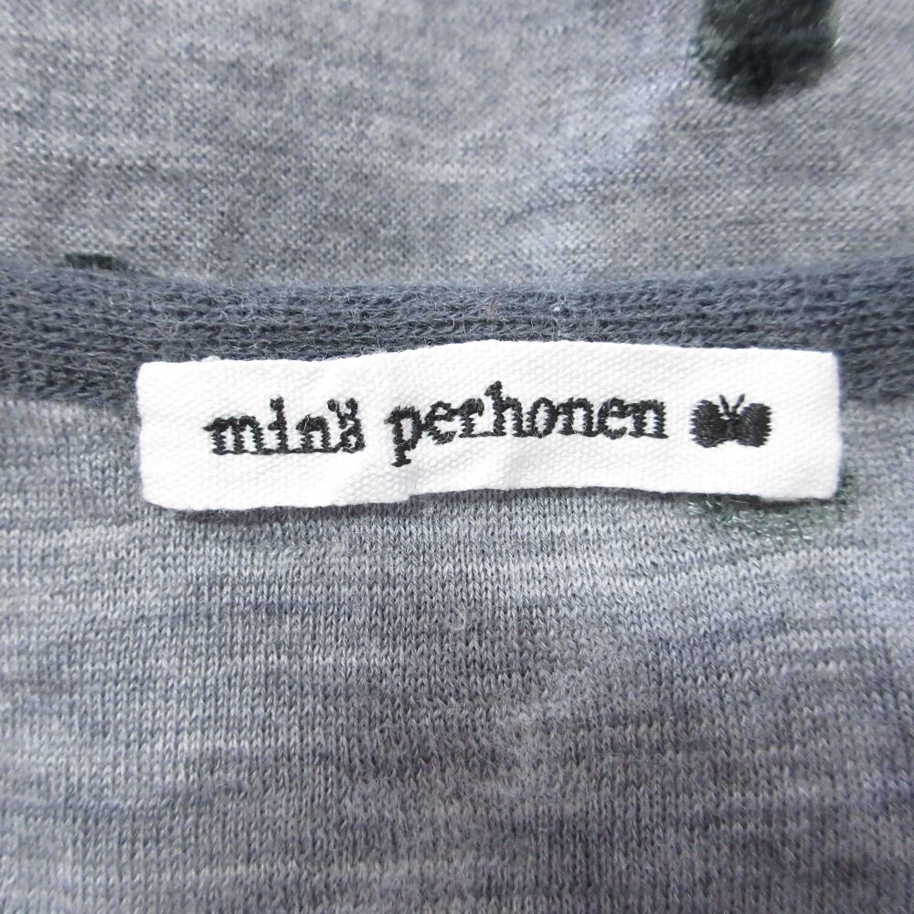 美品 mina perhonen ミナペルホネン feather seed 長袖 ワンピース