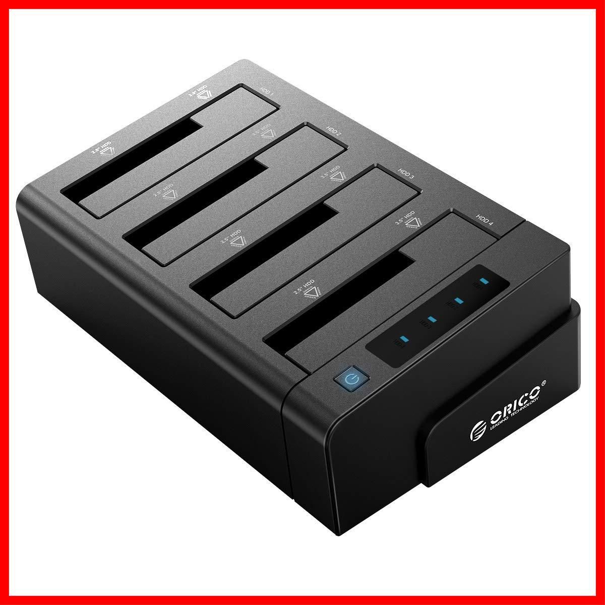 送料無料ORICO USB3.0 HDDケース クローン機能付き 2.5 / 3.5インチ ...
