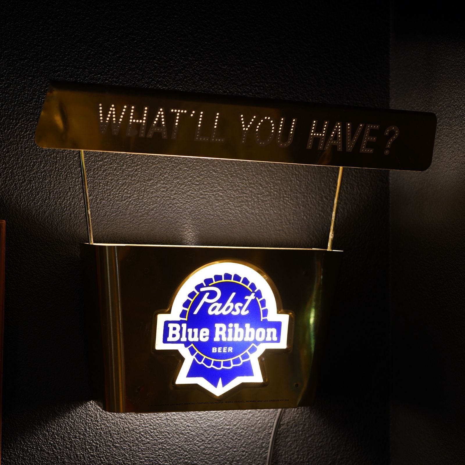 1点もの】パブストブルーリボン時計ネオンライト看板