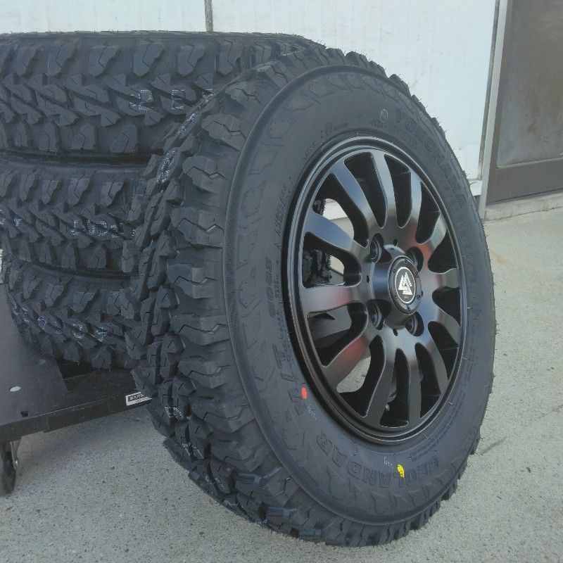 軽トラック 軽バン タイヤホイールセット 145/80R12 12インチ MUD-Xii 