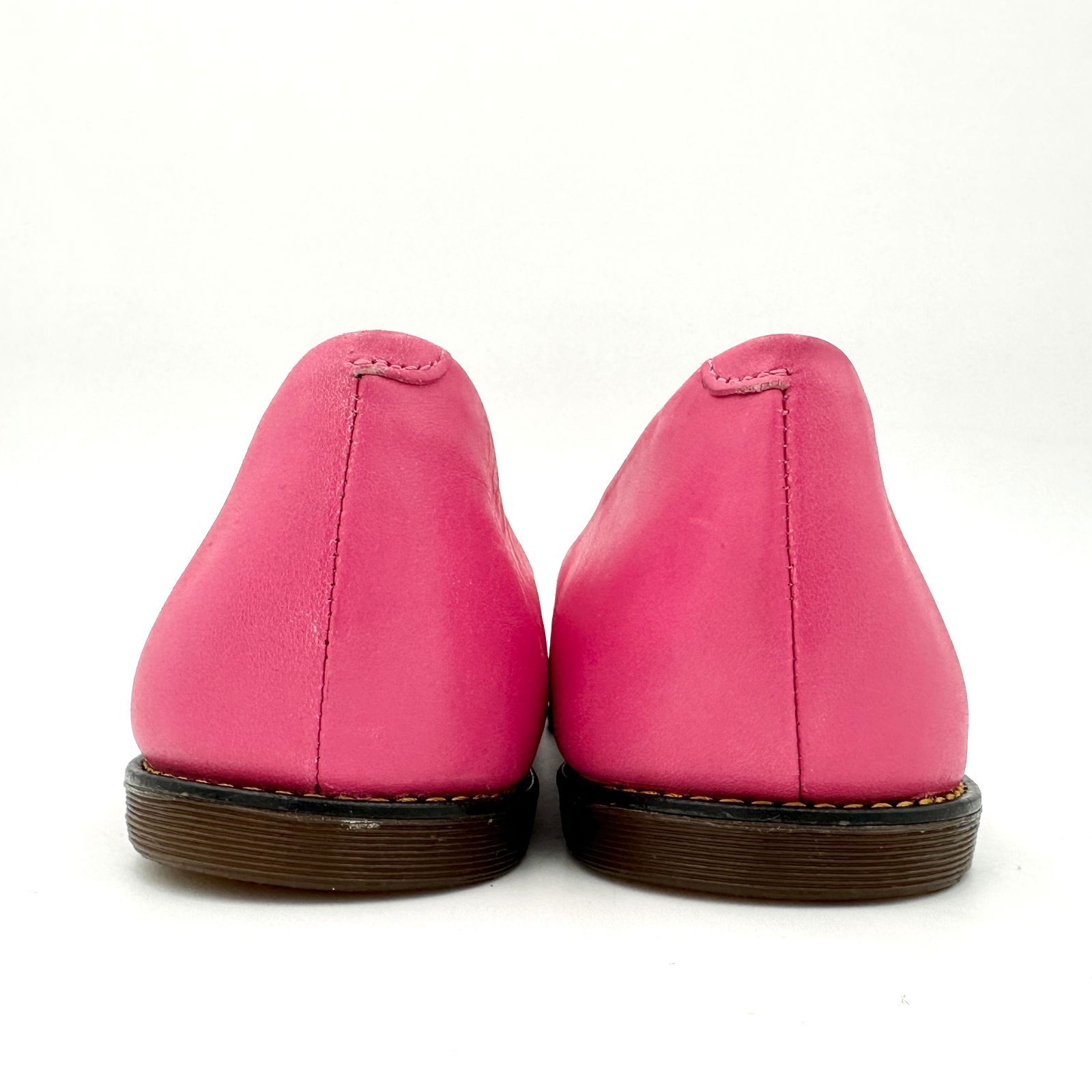 【入荷極小！新作】★新品級★ドクターマーチン MARIE フラットシューズ ピンク 1426T 高齢者向け
