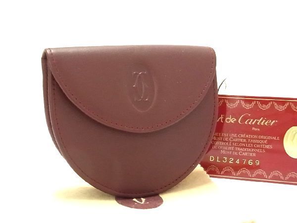 □新品□未使用□ Cartier カルティエ マストライン レザー コイン