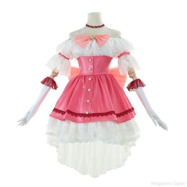 コスプレ衣装魔法少女まどか マギカ鹿目まどかピンク魔女の夜の廻天ドレスプリンセス