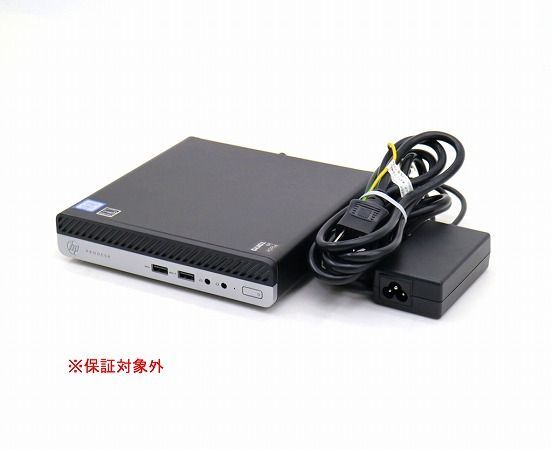 JUNK hp ProDesk 400 G4 DM Core i3-8100T 3.1GHz 8GB 256GB NVMe SSD Windows11 Pro 64bit ジャンク
