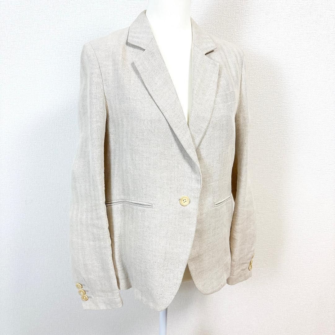 MARGARET HOWELL 麻ジャケット 2 ライトベージュ - メルカリ