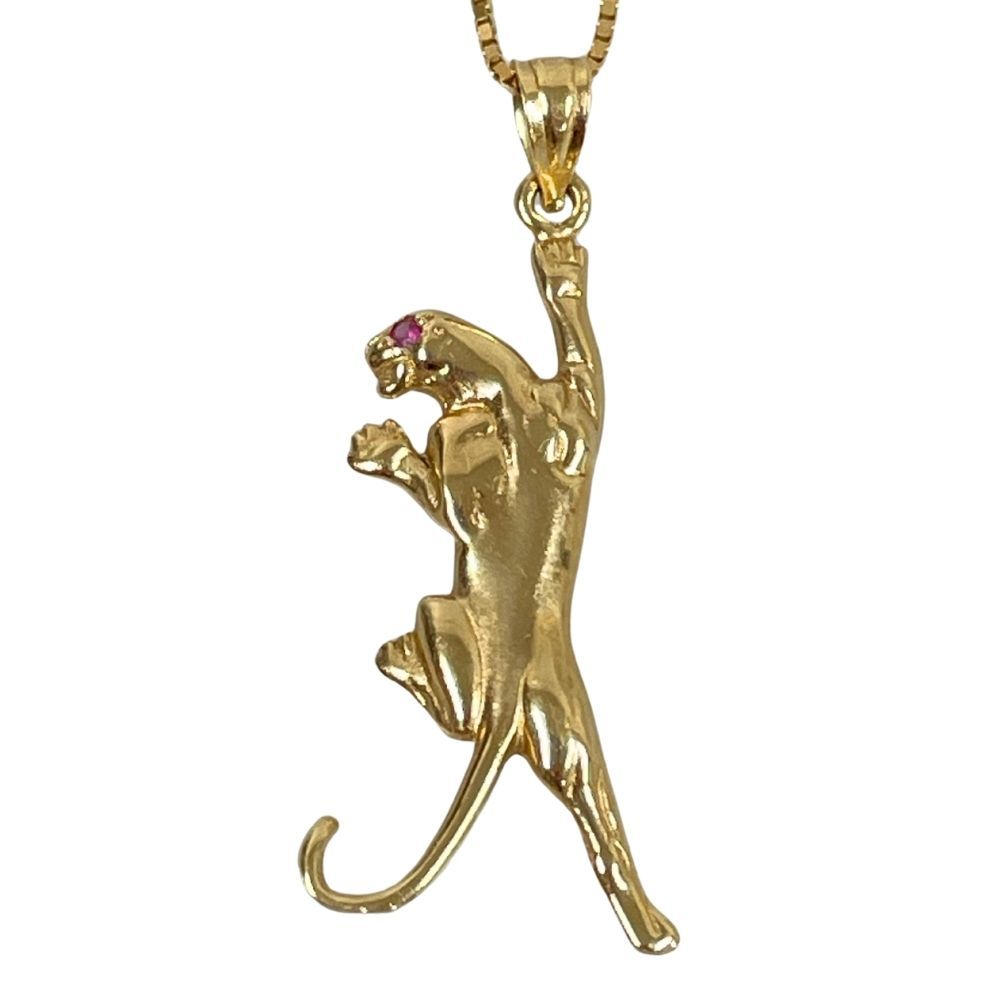 SUPREME シュプリーム 14K Panther Gold Pendant パンサー ゴールド