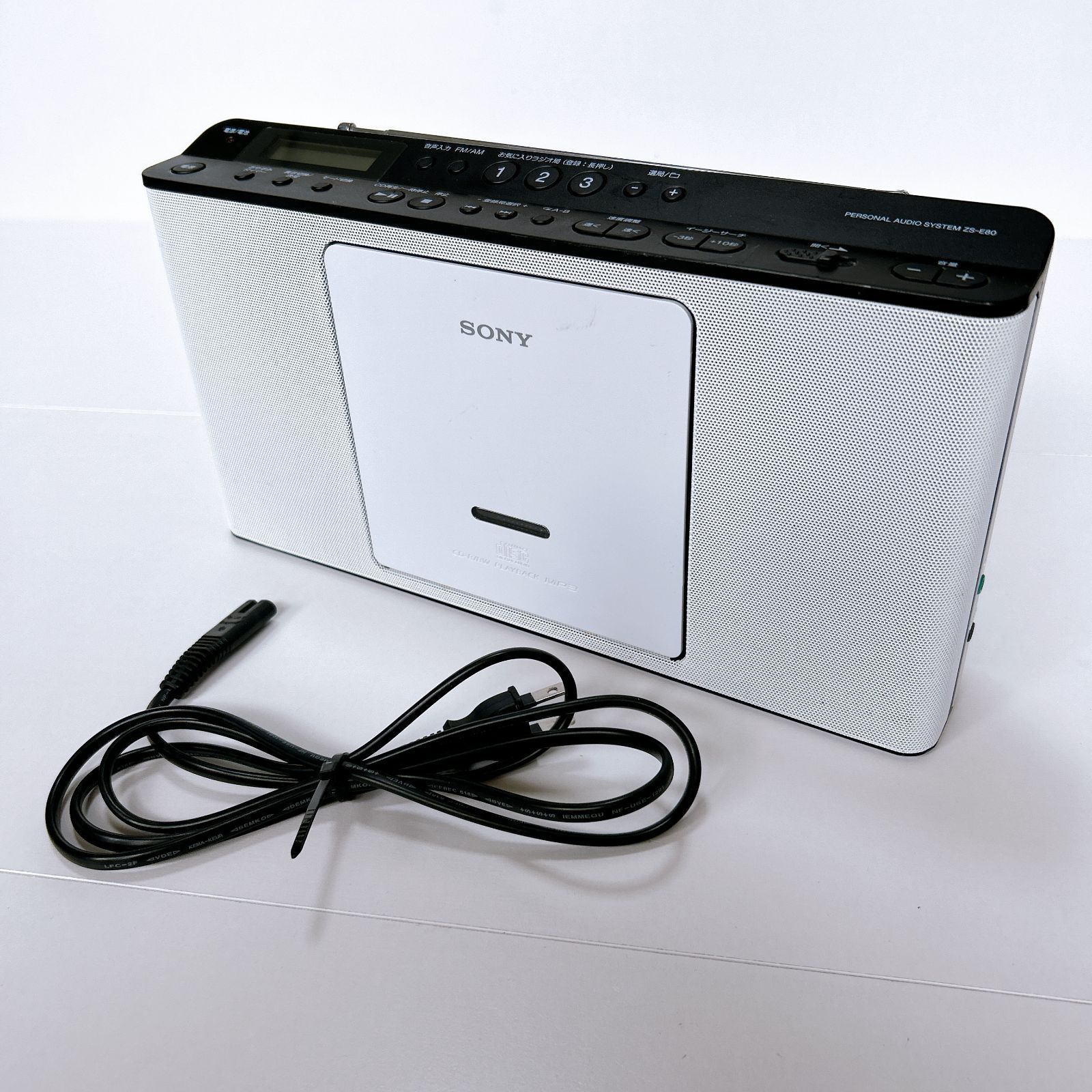 SONY ZS-E80 ポータブルCDプレイヤー 通電確認済 本体のみ 管理
