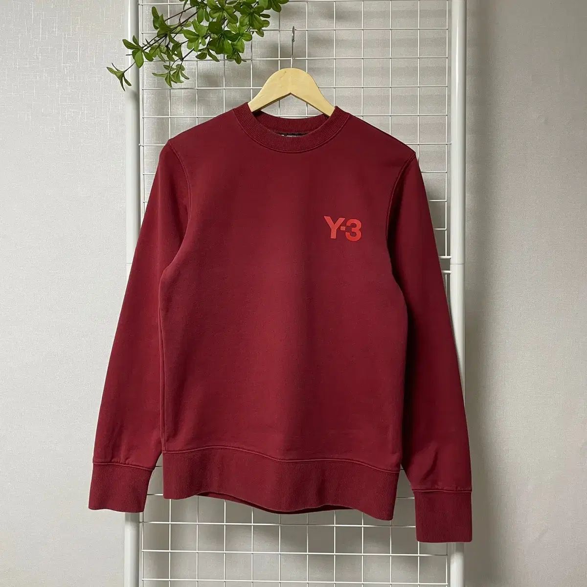 adidas(アディダス) x Yohji Yamamoto(ヨウジ ヤマモト) Y ー 3 スウェットシャツ パーカー バーガンディー WK 0352