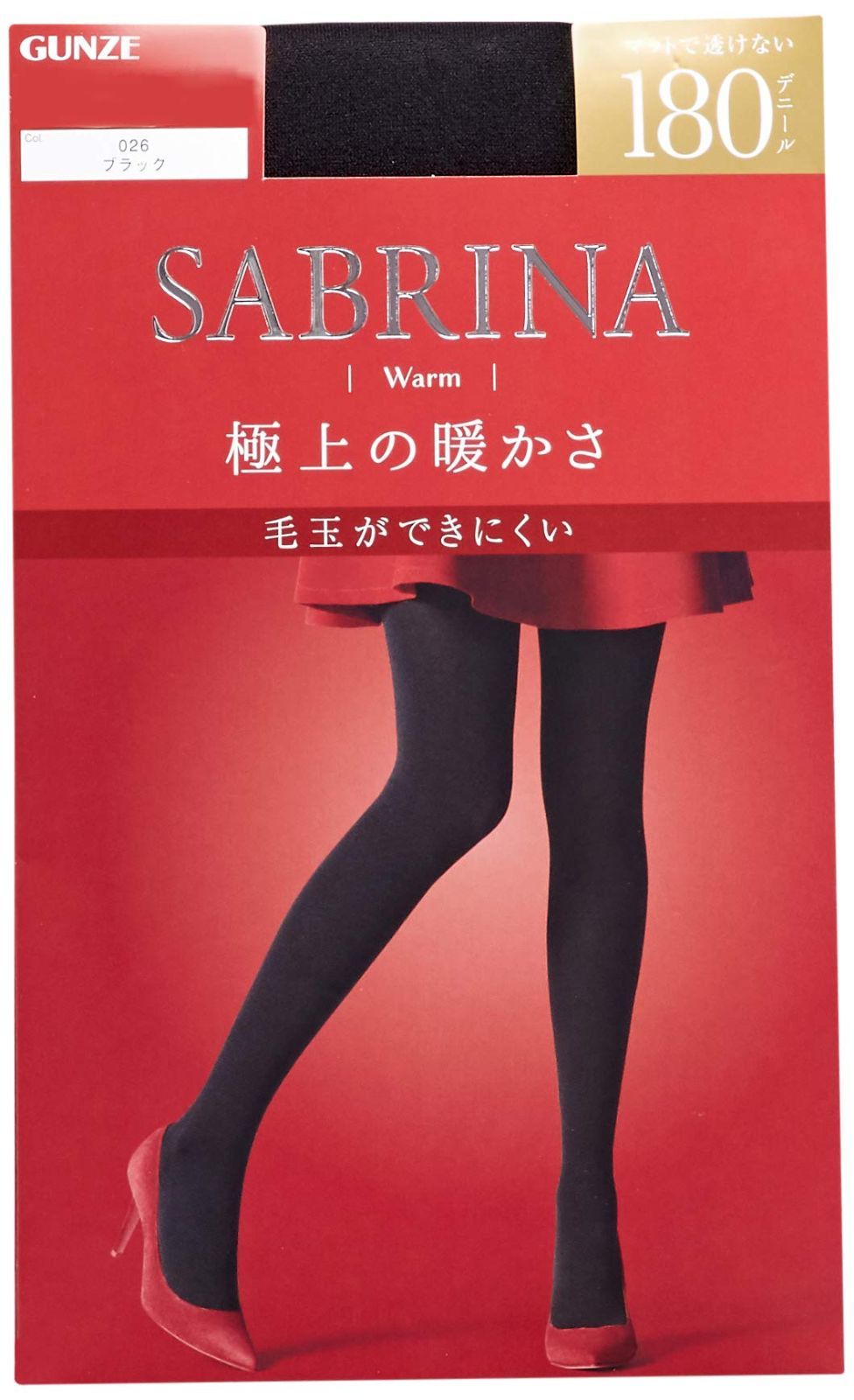 SABRINA DEUX スッキリ美脚タイツ M-L 110デニール ４足セット