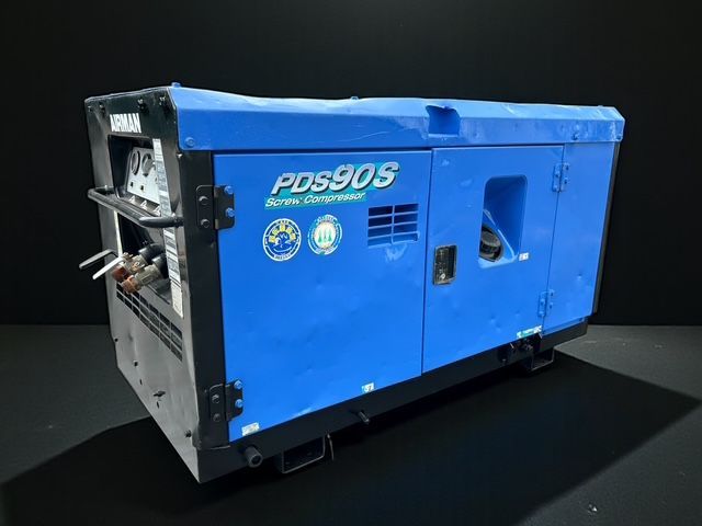 整備 塗装済 AIRMAN エンジンコンプレッサー PDS90S 0.7MPa 18.8kW