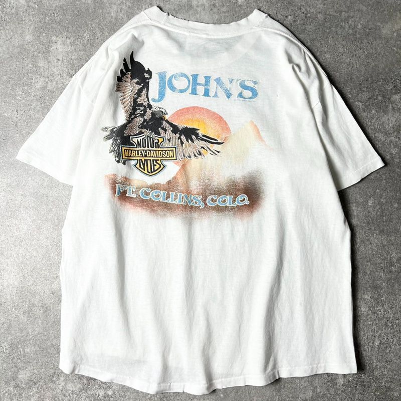 USA製 90s Harley-Davidson イーグル シングルステッチ 7TSM1 HARLEY-DAVIDSON 90's Tシャツシングルステッチ - メルカリ