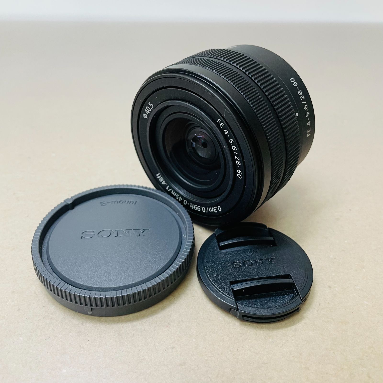 美品 SONY SEL2860 FE 28-60mm F4-5.6 キャップ付属 C2622 60サイズ 