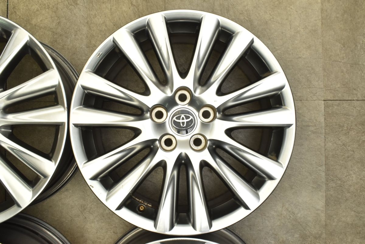 美品　トヨタカローラクロス純正ホイール18インチ4本セット。 TOYOTA トヨタ カローラクロス 純正ホイール 18インチ 4本