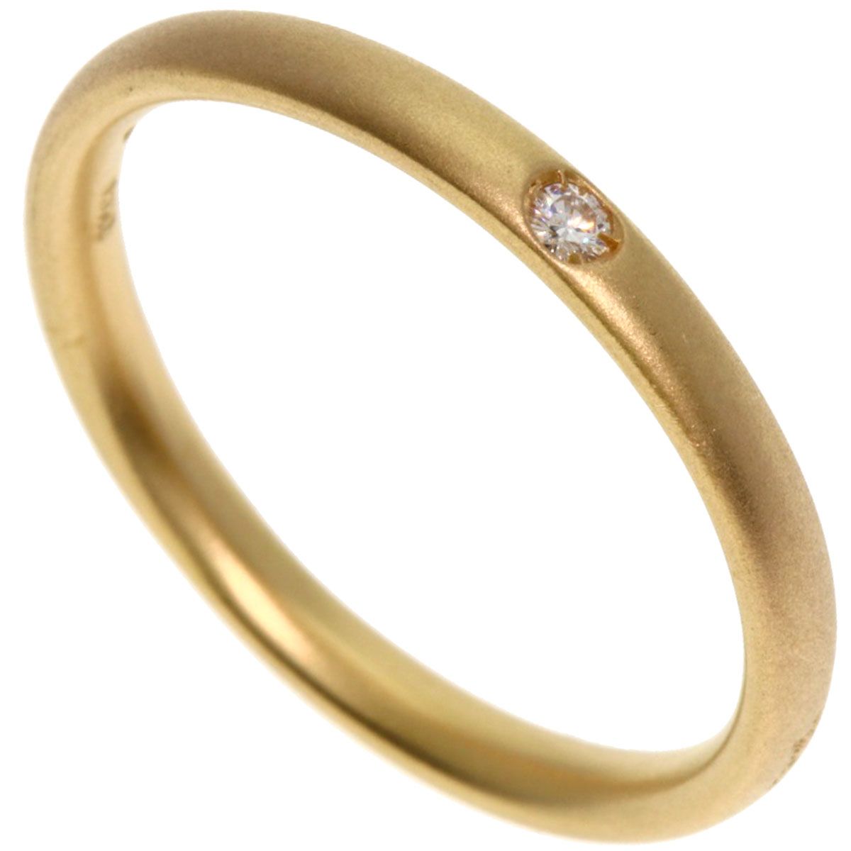 Pomellato ポメラート ウェディングバンド 1P ダイヤモンド リング 指輪 K18YG レディース WWW_NOITHATQUANGTHANH_NET