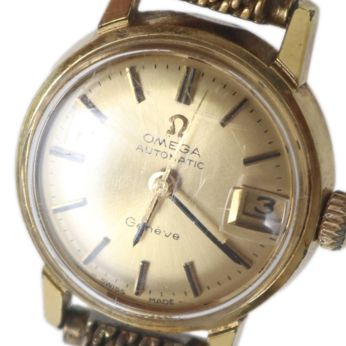 OMEGA オメガ Geneve ジュネーブ レディースウォッチ 腕時計 自動巻き 