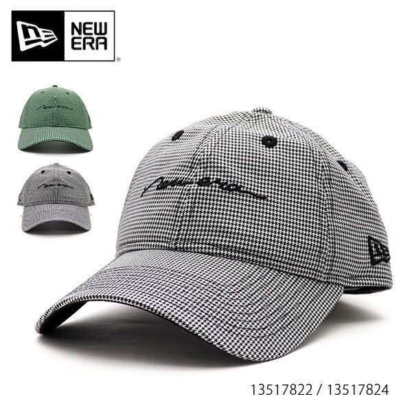 NEW ERA 13517822 ゴルフ WOMEN'S 9TWENTY ロングバイザー 千鳥柄