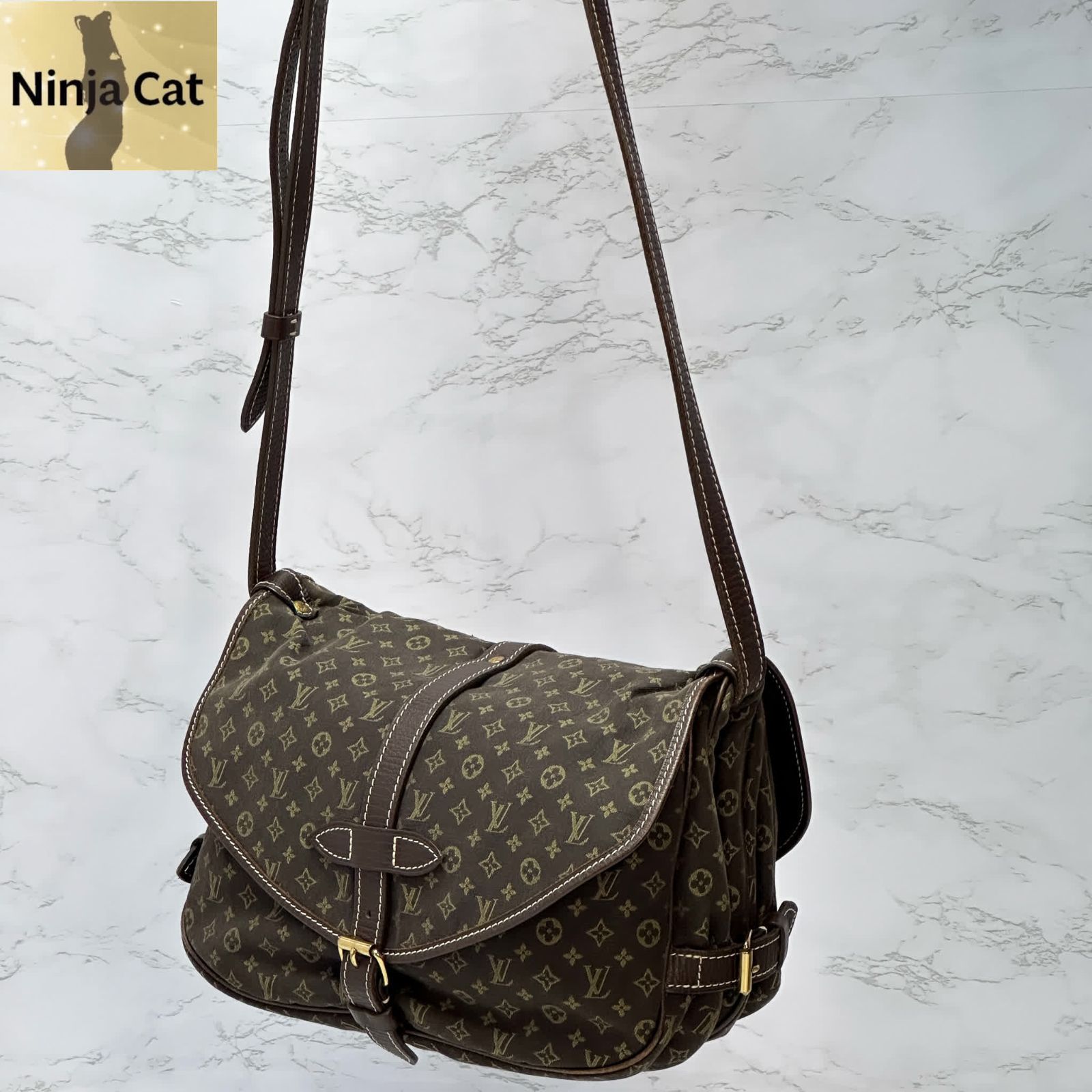 ベビーグッズも大集合 Vuitton Louis ルイヴィトン ソミュール30 モノグラムミニラン バッグ
